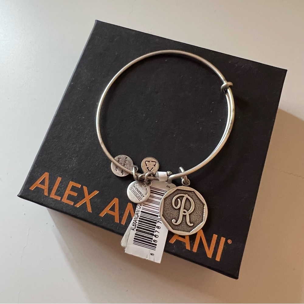 NWT - Alex & Ani “R” Initial Bracelet - Picture 2 of 13